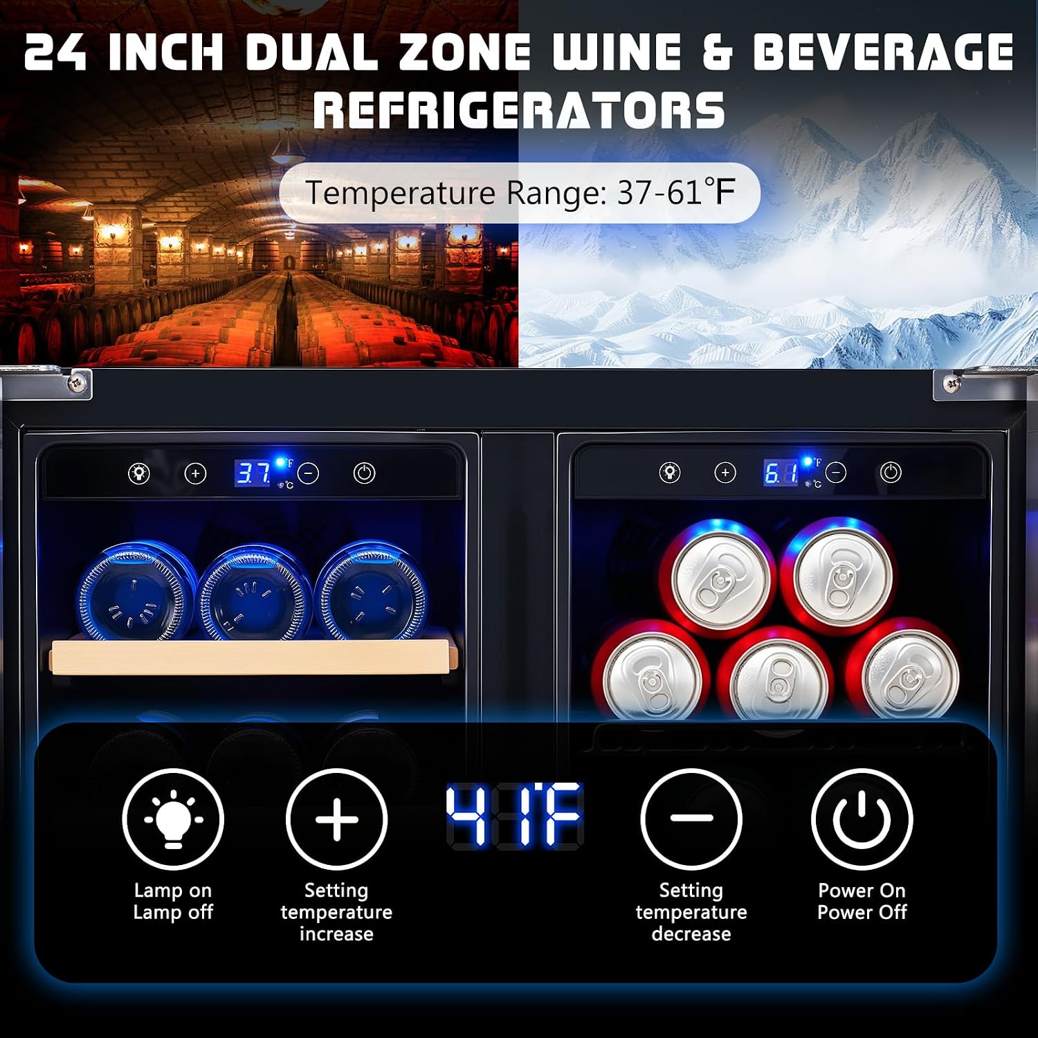 Refrigerador de Bebidas, Gelad - Wine Beer Dual Zone avaliação e preço